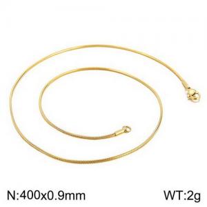Staineless Steel Small Gold-plating Chain - KN1196571-Z
