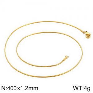 Staineless Steel Small Gold-plating Chain - KN1196572-Z