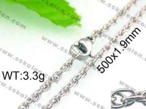Staineless Steel Small Chain - KN13484-Z