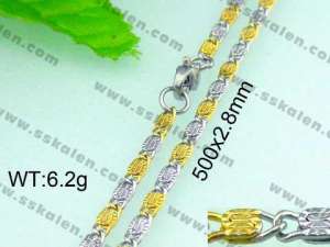Staineless Steel Small Gold-plating Chain - KN14336-Z