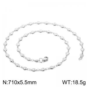 Stainless Steel Necklace - KN18057-Z