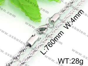 Stainless Steel Necklace - KN18284-Z
