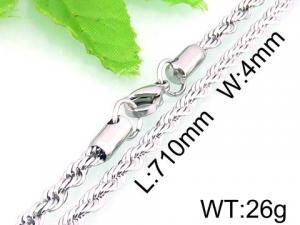Stainless Steel Necklace - KN18285-Z