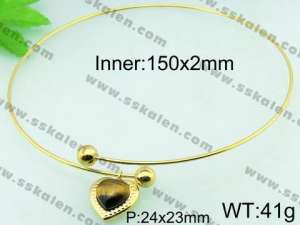 Stainless Steel Collar  - KN18378-Z