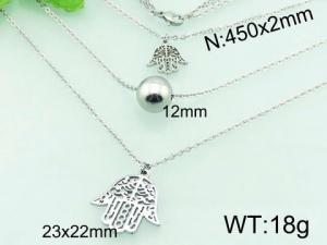  Stainless Steel Necklace  - KN18779-Z