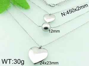  Stainless Steel Necklace  - KN18784-Z