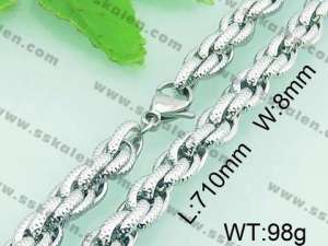 Stainless Steel Necklace  - KN18896-Z