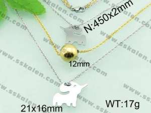  Stainless Steel Necklace  - KN18945-Z