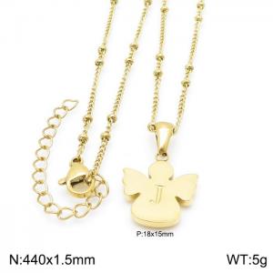 SS Gold-Plating Necklace - KN196922-K