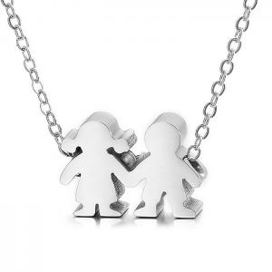 Stainless Steel Necklace - KN197044-K