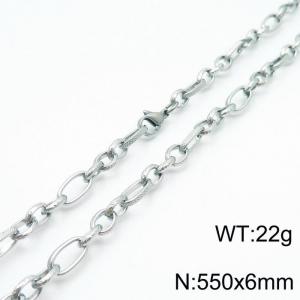 Stainless Steel  Necklace - KN197185-Z