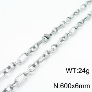 Stainless Steel  Necklace - KN197186-Z