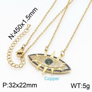 Copper Necklace - KN197432-JT