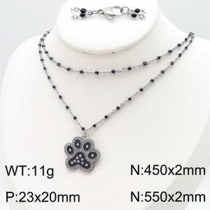 Stainless Steel Necklace - KN197606-Z