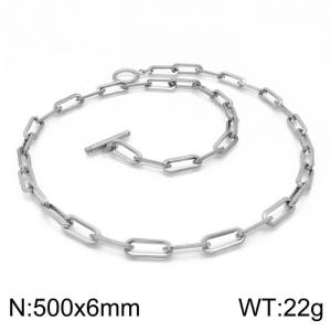 Stainless Steel Necklace - KN197739-Z