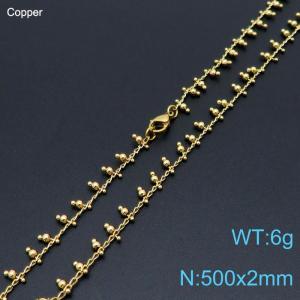 Copper Necklace - KN197881-Z
