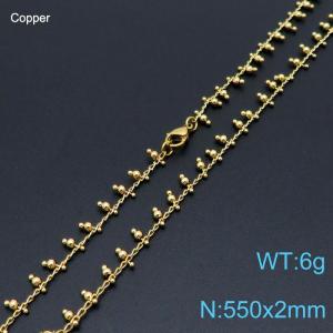 Copper Necklace - KN197882-Z