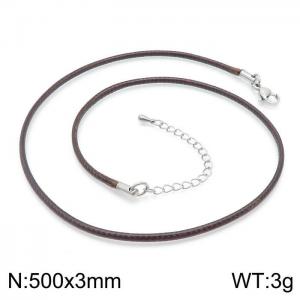 Plastic Necklace - KN197910-Z