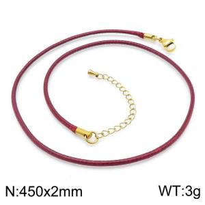 Plastic Necklace - KN197924-Z