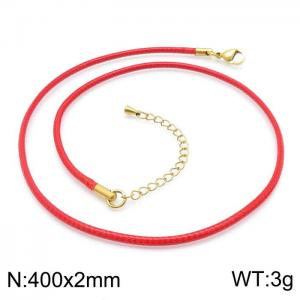 Plastic Necklace - KN197943-Z