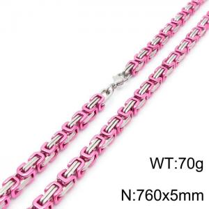 Stainless Steel Necklace - KN198216-Z