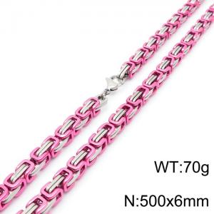 Stainless Steel Necklace - KN198267-Z