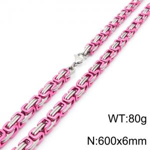 Stainless Steel Necklace - KN198269-Z