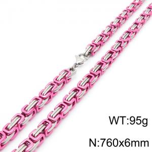 Stainless Steel Necklace - KN198272-Z