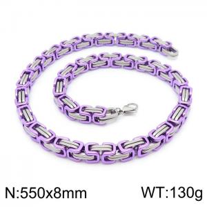 Stainless Steel Necklace - KN198300-Z