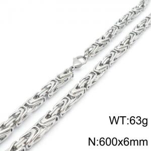 Stainless Steel Necklace - KN198397-Z