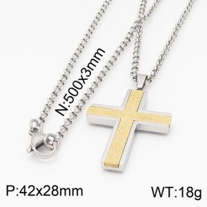 Stainless Steel Necklace - KN199330-KLHQ