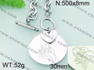 Stainless Steel Necklace - KN19937-Z