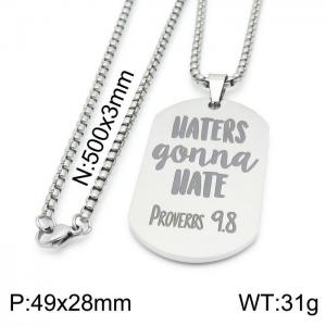 Stainless Steel Necklace - KN199634-Z