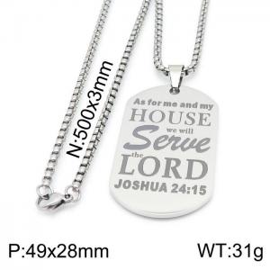 Stainless Steel Necklace - KN199636-Z