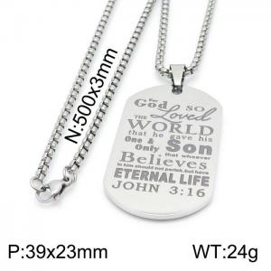 Stainless Steel Necklace - KN199708-Z