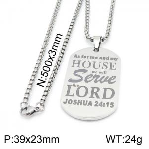 Stainless Steel Necklace - KN199709-Z