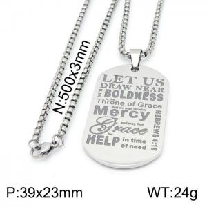 Stainless Steel Necklace - KN199710-Z