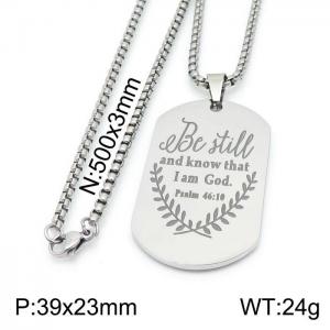 Stainless Steel Necklace - KN199712-Z