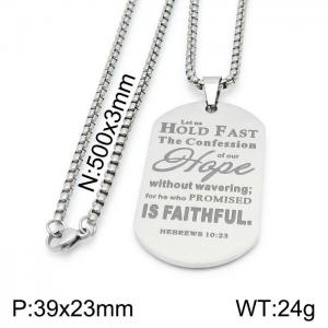 Stainless Steel Necklace - KN199713-Z