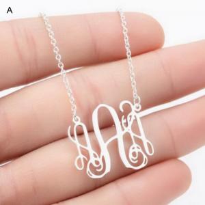 Stainless Steel Necklace - KN199853-WGNF