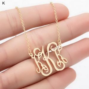 SS Gold-Plating Necklace - KN199873-WGNF