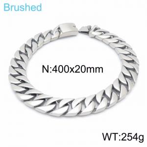 Stainless Steel Necklace - KN199990-KJX