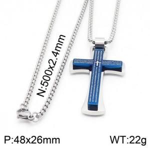 Stainless Steel Necklace - KN200071-KL