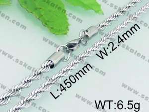Stainless Steel Necklace - KN20012-CD