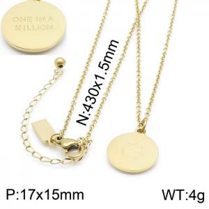 SS Gold-Plating Necklace - KN200391-KLHQ