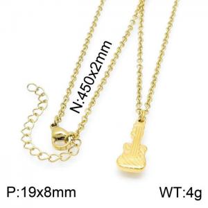 SS Gold-Plating Necklace - KN200400-Z