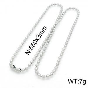 Stainless Steel Necklace - KN200836-Z