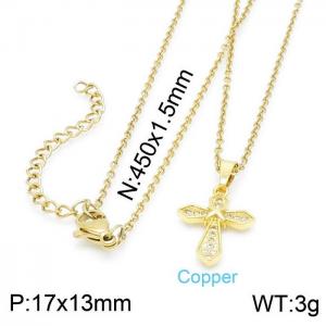 Copper Necklace - KN201293-JC