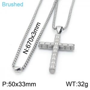 Stainless Steel Necklace - KN201403-KFC