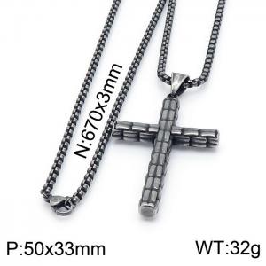 Stainless Steel Necklace - KN201404-KFC